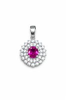 Charm Idee Preziose dal 1987 Femme in Or blanc Zircone IP.CHK18B/87